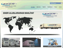 Tablet Screenshot of ekertransport.com.tr